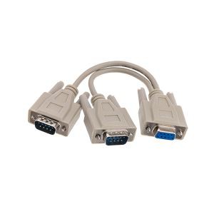 Cable DB9 F a 2 Ports DB9 M Splitter