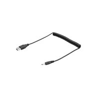USB 2.0 A Male to DC 3.5mm Power Spring Coiled Cable